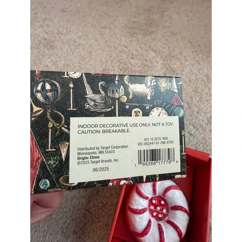 John Derian x Target NEW Glass Cookie Ornament Christmas 2025‎